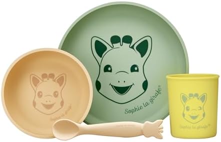 Sophie la girafe Silicone Baby Feeding Set